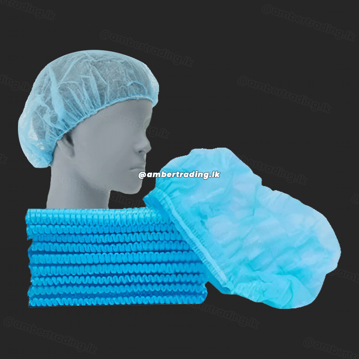 Disposable Surgical Hair Net Caps Blue