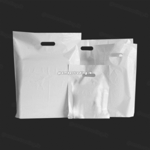 Textile Plain White Bag